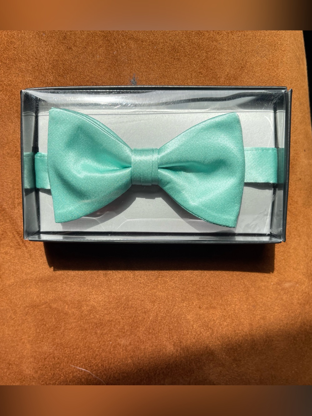Men's Silk Bow Tie in Teal - Classic Formal Accessory